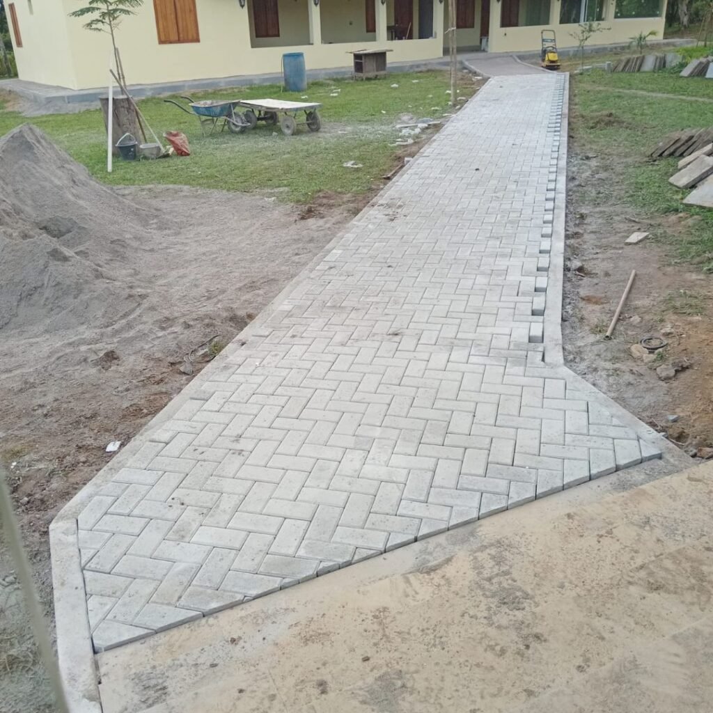 Calçamento Extrusado - Construção